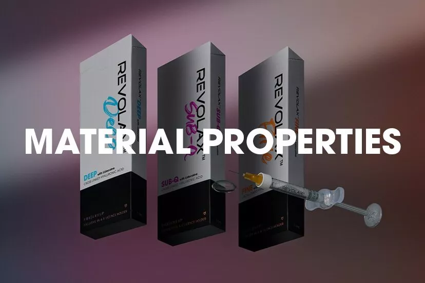 Material properties with REVOLAX full Lidocaine range