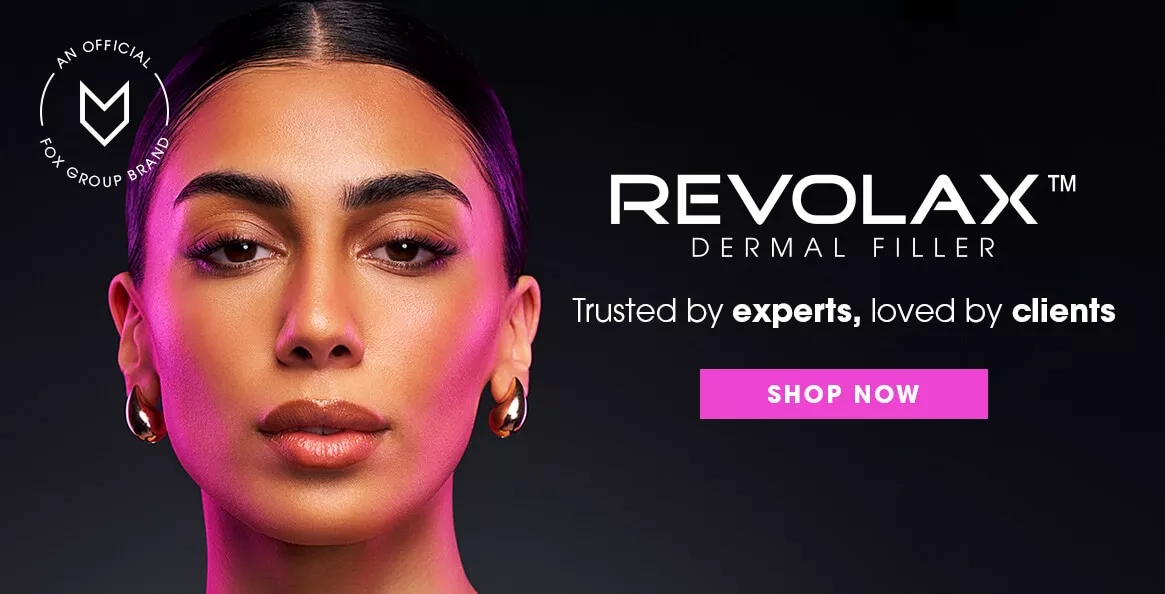 REVOLAX Refresh mobile banner with model on
